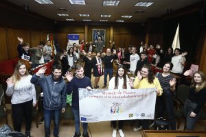 Los jóvenes participantes en el proyecto.