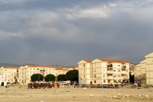 vista general de los solares que hay en el barrio de El Puche.