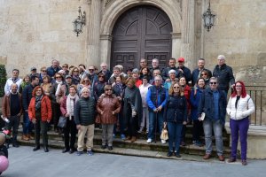 El grupo de más de 50 personas se fotografió en Las Claras.