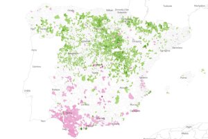 Mapa con las principales causas de riesgo de muerte en España.
