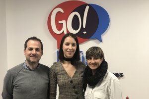 Go! British School, Marian Orozco, Silvia Vergara y Antonio Álvarez