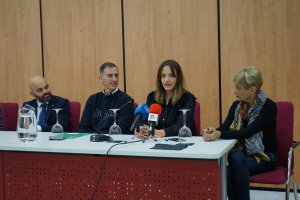 Un momento en la presentación del programa.