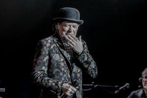 Joaquín Sabina, durante un concierto ofrecido en Madrid en enero.