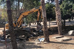 Las obras de mejora del parque cuentan con un presupuesto de 400.000 euros.