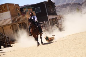 El salvaje oeste cobra vida de nuevo en el parque temático de Tabernas.