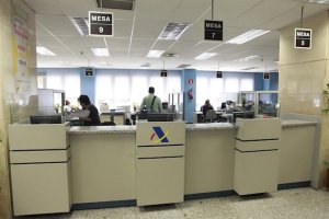 Imagen de archivo de una oficina de la Agencia Tributaria.