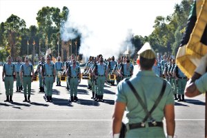 Legionarios en un acto en diciembre en Viator