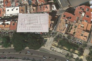 Ubicación del antiguo Hospital de Sangre de Almería.