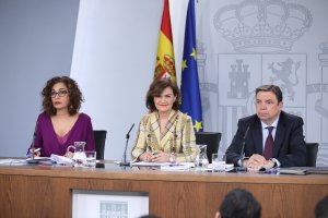 Comparecencia de los ministros tras el Consejo de ayer