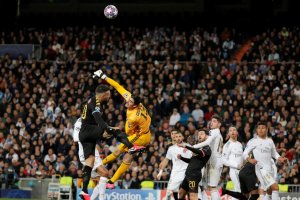 Courtois no pudo evitar la derrota del Real Madrid.