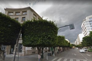 Zona del Paseo donde se localiza el edificio para la UAL.