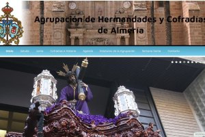 Imagen de la web actual de la Agrupación.