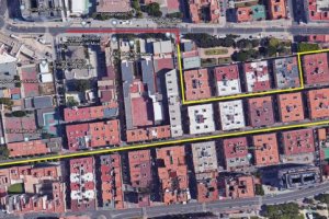 Recorrido que harán las bandas en el pasacalles previo a la bendición del Señor de la Vida.