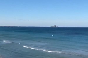 Imagen del accidente difundida en las redes sociales.