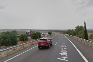Captura de pantalla de la A-4 a su paso por Santa Elena.