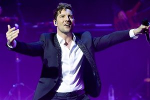 David Bisbal durante uno de sus conciertos.