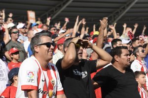 Aficionados del Almería.