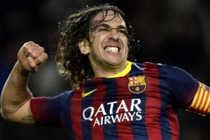 Puyol en su etapa en el Barcelona.