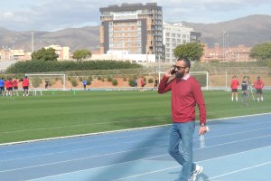 Mohamed El Assy, este martes en el campo Anexo.