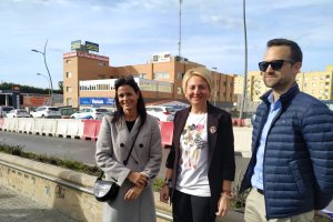 visita a las obras del carril bici.