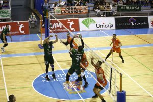 Pei Hung-Hang en el partido Unicaja-CV Teruel.