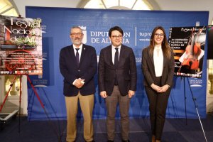 Presentación del festival, ayer en el Palacio Provincial.