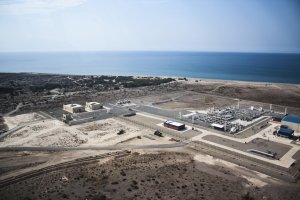 Las instalaciones de Medgaz desembocan en El Perdigal.