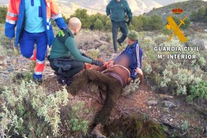 Rescate del cazador en Laujar de Andarax.