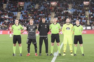 Trujillo Suárez en el partido en el Mediterráneo.