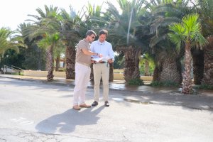 El alcalde y el concejal de Obras Públicas.