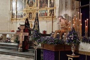 María Jesús Mata en un momento de su pregón.