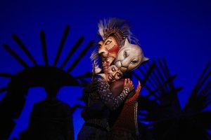 Una imagen del musical El Rey León.