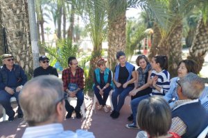 Uno de los momentos del encuentro.