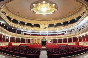 Interior del Teatro Cervantes de Almería.