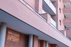 Un bloque de pisos de la capital.