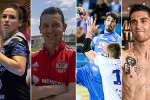 Carmen Martín, Paulino Granero, Álvaro Riuz y Rayito.