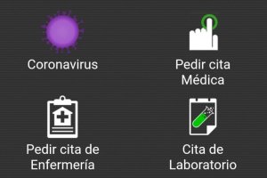 Captura de imagen de la aplicación de Salud Responde.
