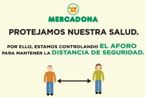 Imagen difundida por Mercadona respecto a las medidas por el coronavirus.
