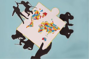 La bandera ganadora de la Categoría A es de los alumnos de 4ºC del CEIP Reyes Católicos.