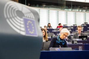 Christine Lagarde, Presidenta del Banco Central Europeo.