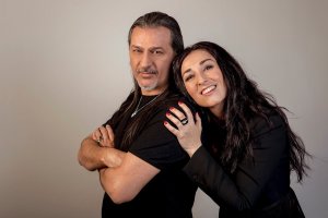 Ángeles y Dioni, integrantes de Camela.