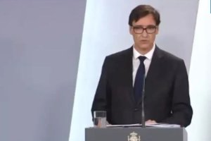 Rueda de prensa telemática del ministro de Sanidad, Salvador Illa. Foto: Moncloa