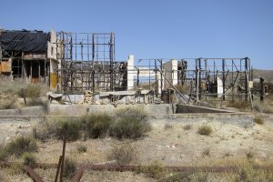 Restos del fuerte El Cóndor, decorado de cine.