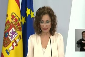 La ministra de Hacienda y portavoz del Gobierno, María Jesús Montero, este martes.