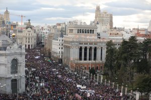 Manifestación del 8M en Madrid.