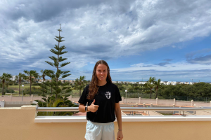 Cristina Aguilera sigue trabajando desde casa.