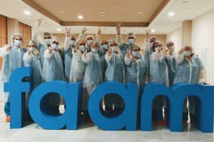 Los empleados de la FAAM llevan desde el lunes en la Residencia.