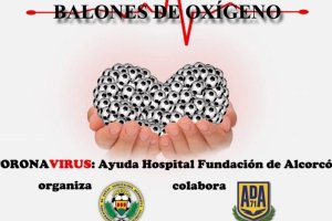 El Alcorcón apoya a los sanitarios durante la crisis.