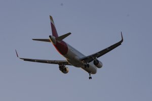 Un avión de la compañía Iberia.