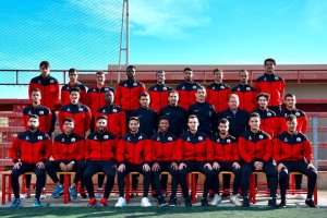 Foto de familia de la plantilla del Zapillo.